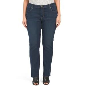 New Levi's Women's Plus Shaping Tummy Control High Rise Straight Denim Jeans 26W